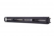  LIT8123 BK+MC - 40" 4x 60W E26 W rectangular Vanity light in black finish
